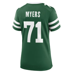 Josh Myers New York Jets Women's Game Jersey Legacy Green - Nike