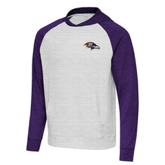 Baltimore Ravens Antigua Urgent Pullover Hoodie Purple/Gray - NFL