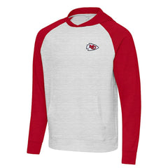 Kansas City Chiefs Antigua Urgent Pullover Hoodie Red/Gray - NFL