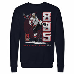 Alexander Ovechkin Washington Capitals 500 Level NHL All-Time Leading Goal Scorer Vertical Pullover Sweatshirt Navy