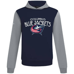 Columbus Blue Jackets - Levelwear Ultimate Mission Pullover Hoodie Navy/Gray