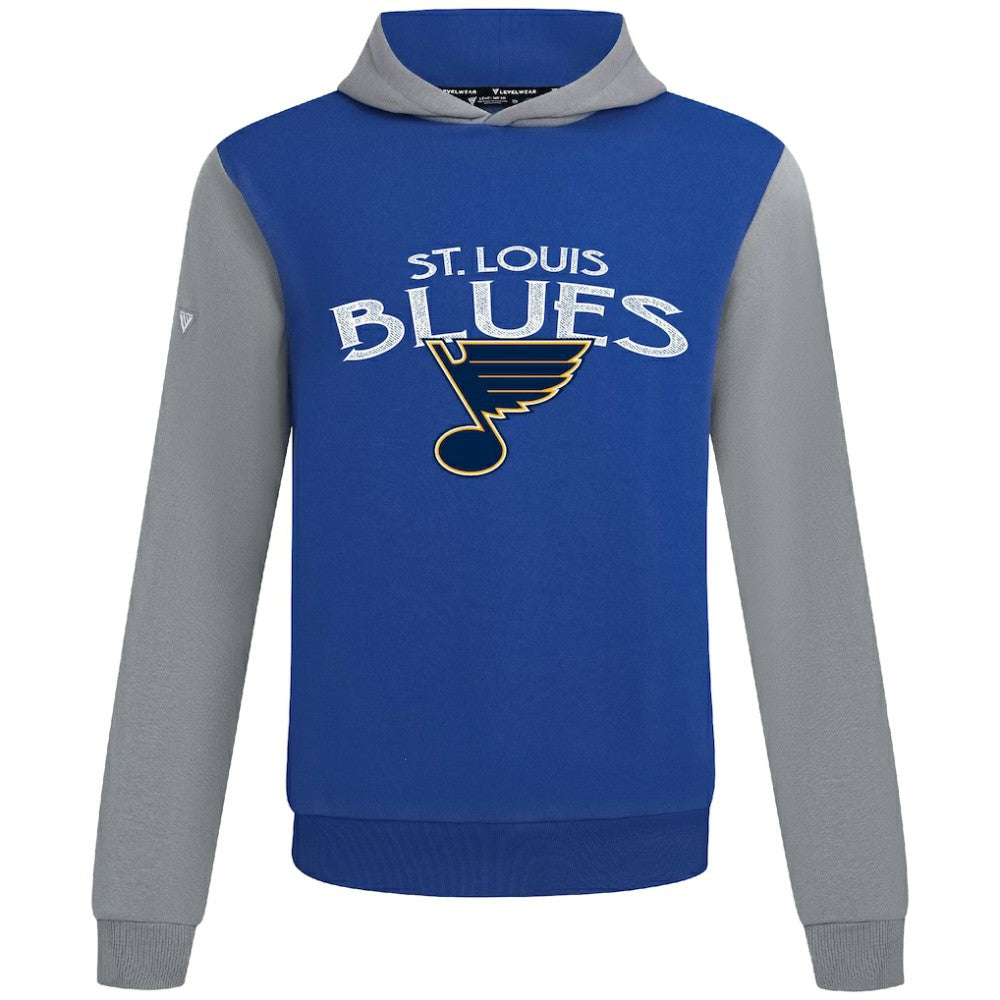 St. Louis Blues - Levelwear Ultimate Mission Pullover Hoodie Royal/Gray