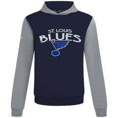 St. Louis Blues - Levelwear Ultimate Mission Pullover Hoodie Navy/Gray