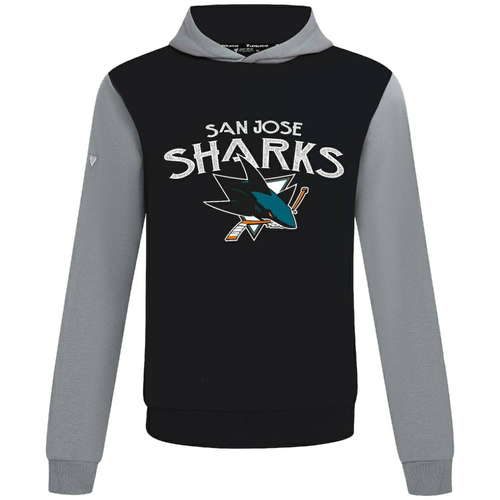 San Jose Sharks - Levelwear Ultimate Mission Pullover Hoodie Black/Gray
