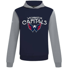 Washington Capitals Levelwear Ultimate Mission Pullover Hoodie Navy/Gray