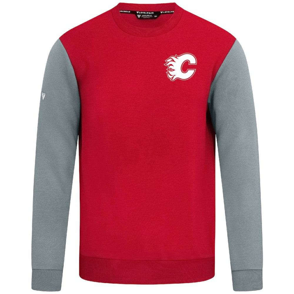 Calgary Flames - Levelwear Ultimate Response Sweatshirt Red/Gray