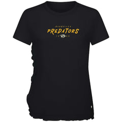 Nashville Predators - Levelwear Women's Airflow Scratched T-Shirt Black