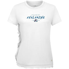 Colorado Avalanche - Levelwear Women's Airflow Scratched T-Shirt White
