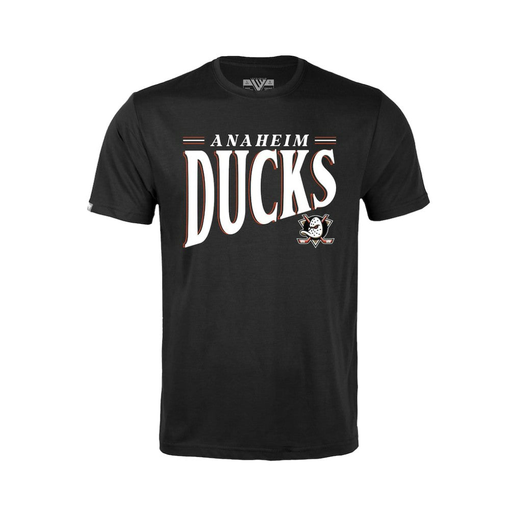 Anaheim Ducks - Levelwear Youth Little Richmond Tally T-Shirt Black