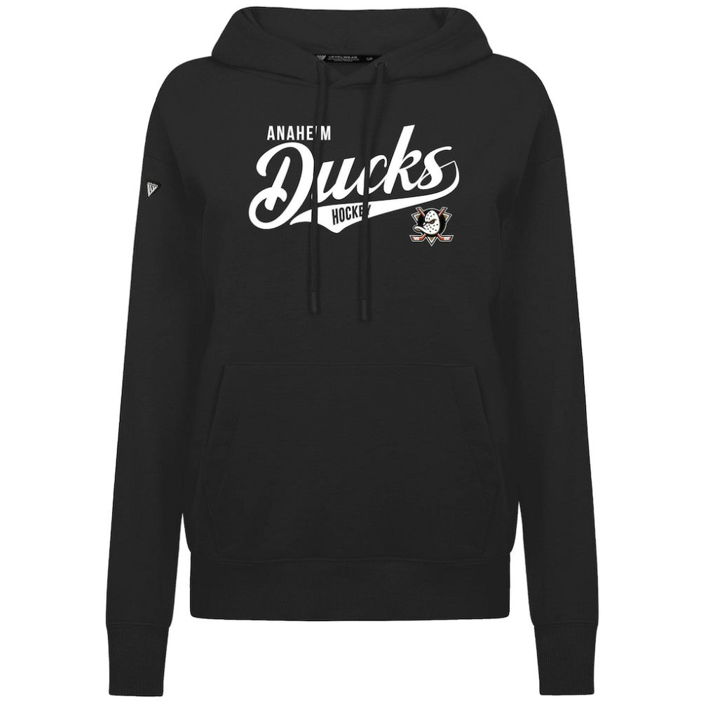 Anaheim Ducks - Levelwear Women's Adorn Glide Pullover Hoodie Black