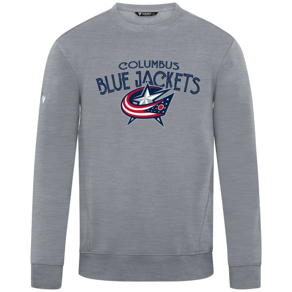 Columbus Blue Jackets - Levelwear Zane Mission Sweatshirt Gray