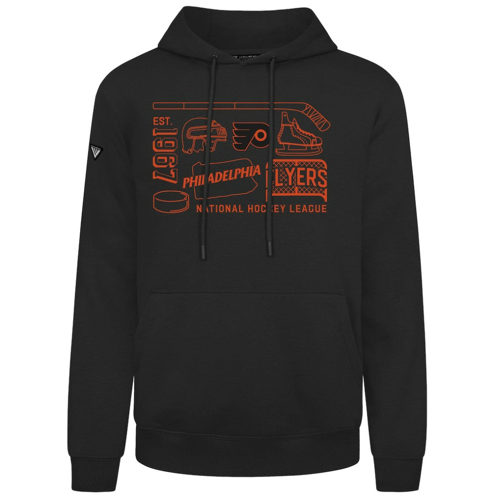 Philadelphia Flyers - Levelwear Podium Campaign Pullover Hoodie Black