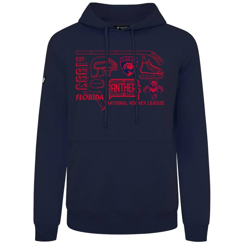 Florida Panthers - Levelwear Podium Campaign Pullover Hoodie Navy