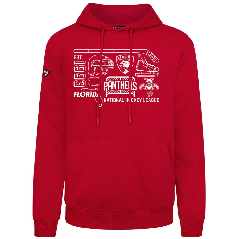 Florida Panthers - Levelwear Podium Campaign Pullover Hoodie Red