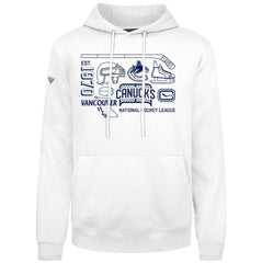 Vancouver Canucks - Levelwear Podium Campaign Pullover Hoodie White