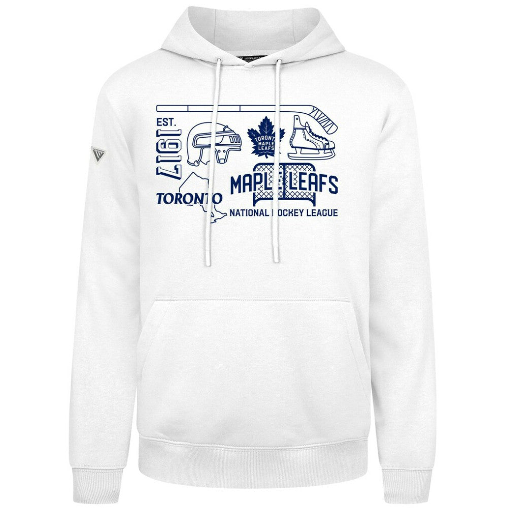 Toronto Maple Leafs - Levelwear Podium Campaign Pullover Hoodie White