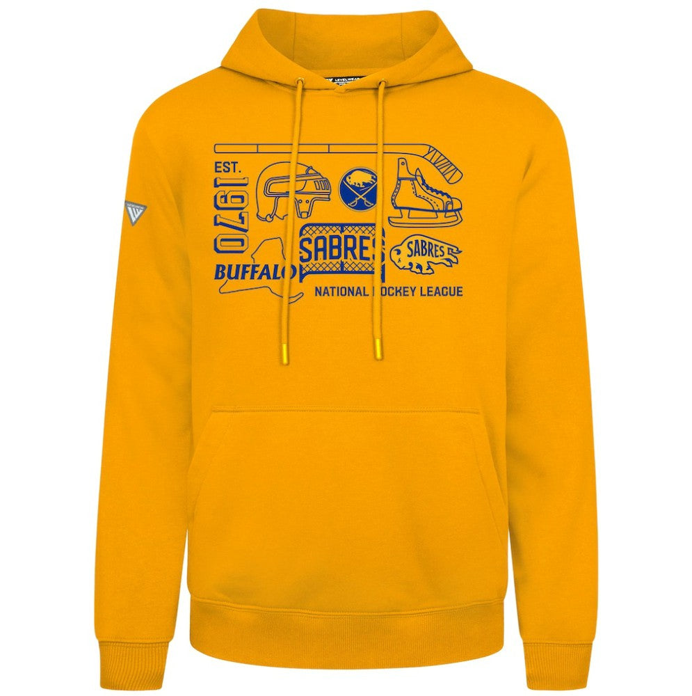 Buffalo Sabres - Levelwear Podium Campaign Pullover Hoodie Gold