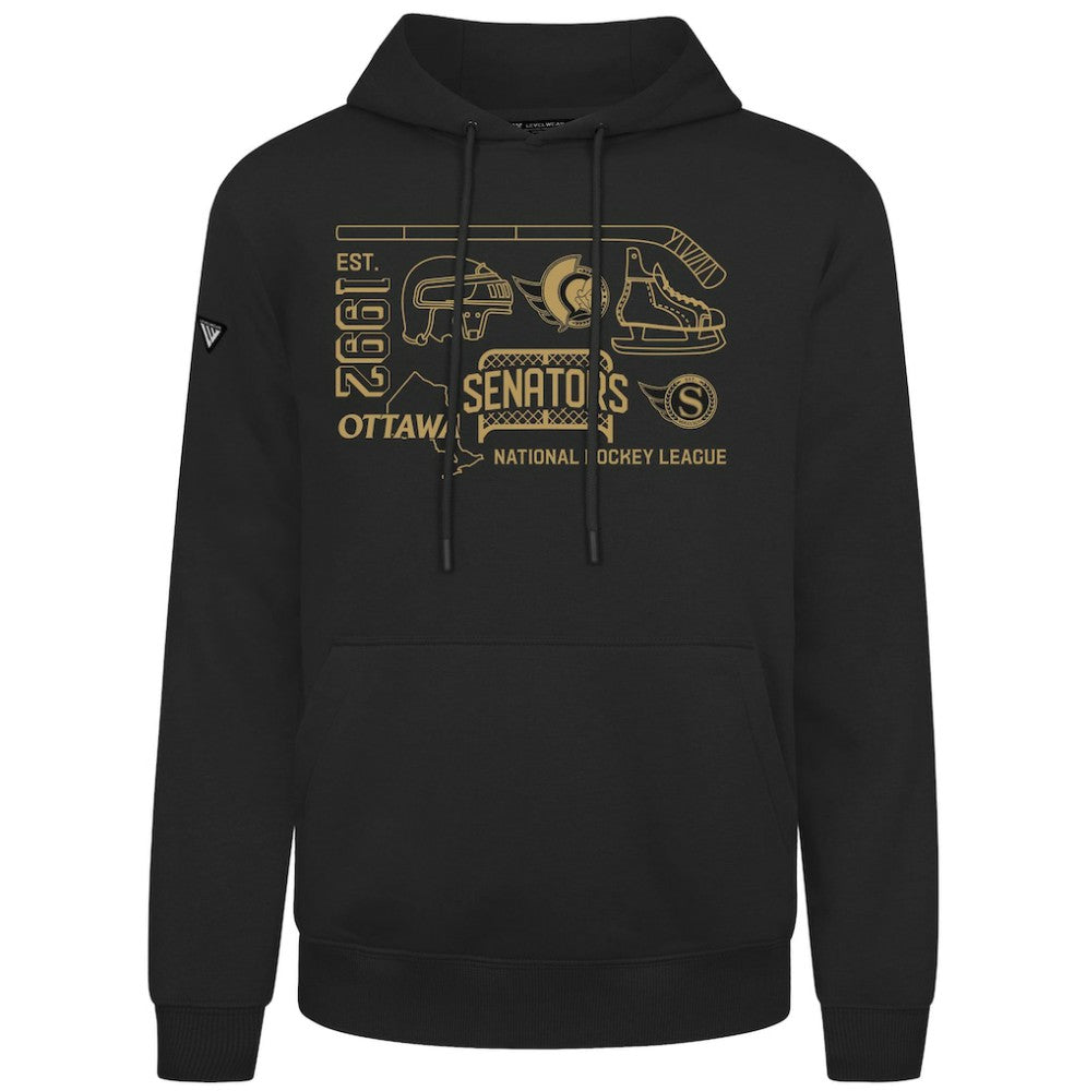 Ottawa Senators - Levelwear Podium Campaign Pullover Hoodie Black