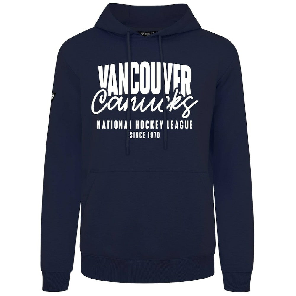 Vancouver Canucks - Levelwear Podium Response Pullover Hoodie Navy