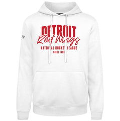 Detroit Red Wings - Levelwear Podium Response Pullover Hoodie White