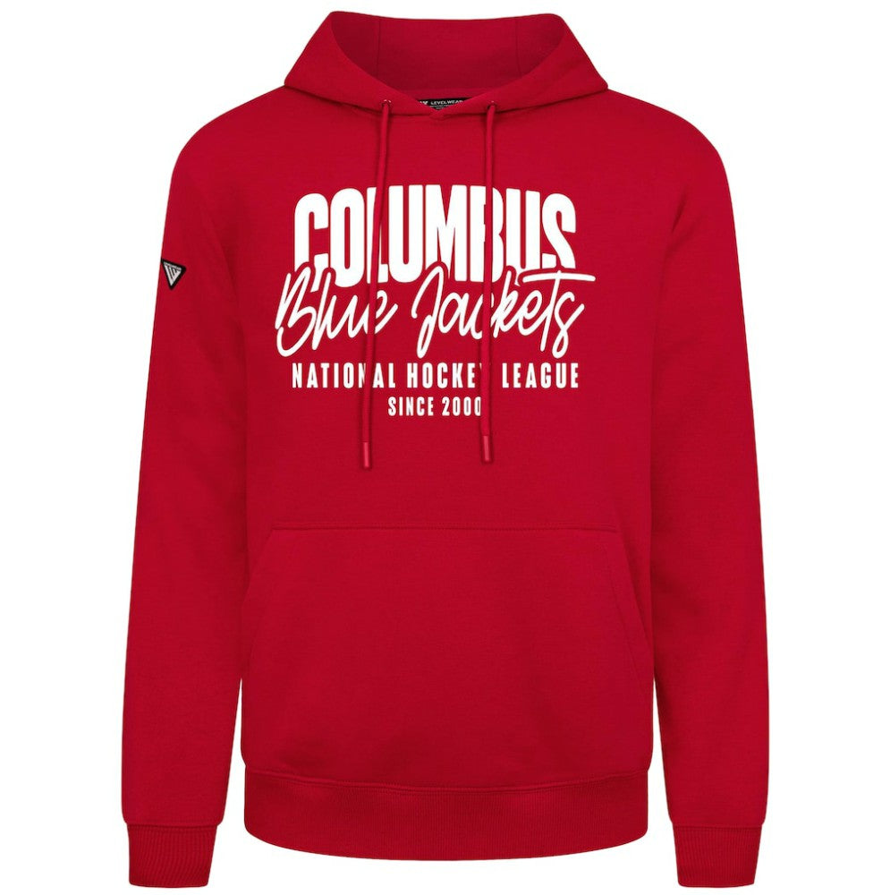 Columbus Blue Jackets - Levelwear Podium Response Pullover Hoodie Red