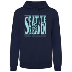 Seattle Kraken Levelwear Podium Powerhouse Pullover Hoodie Deep Sea Blue