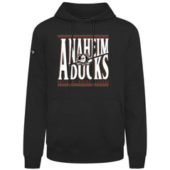 Anaheim Ducks - Levelwear Podium Powerhouse Pullover Hoodie Black