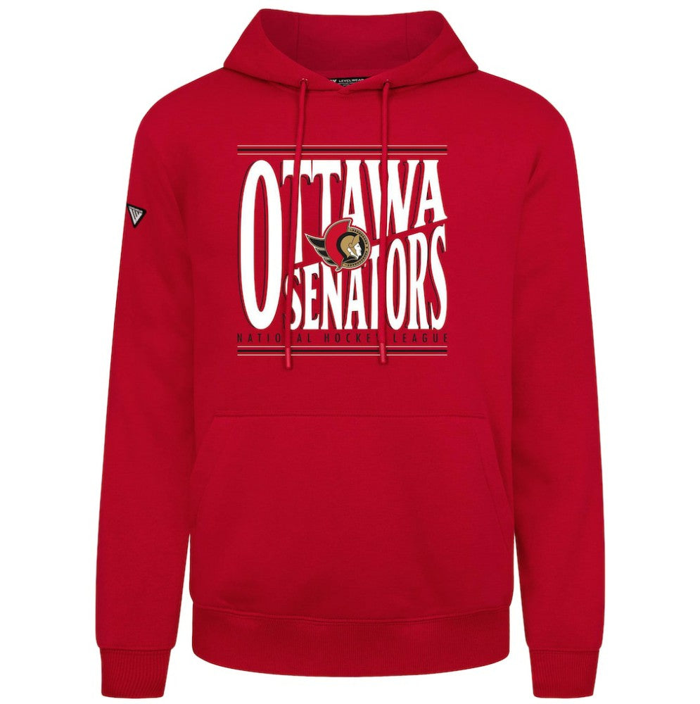Ottawa Senators - Levelwear Podium Powerhouse Pullover Hoodie Red