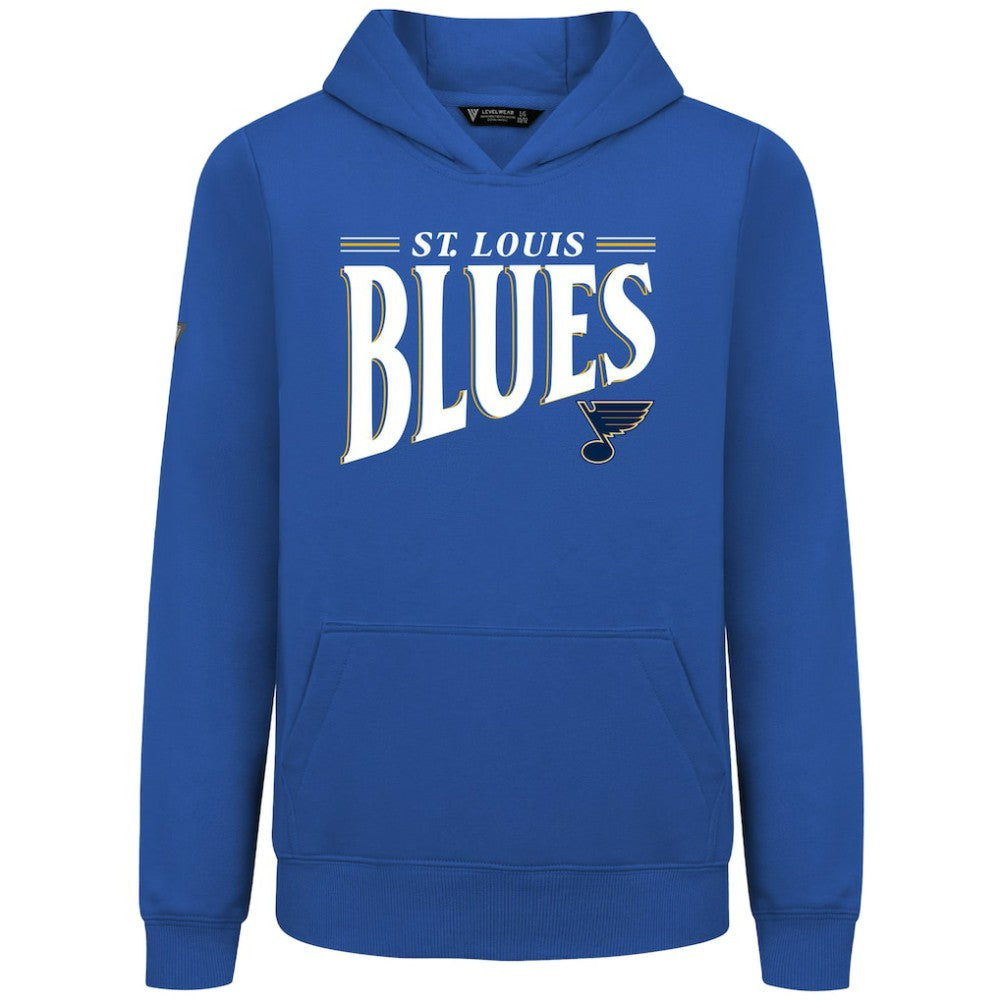 St. Louis Blues - Levelwear Youth Jr Podium Tally Pullover Hoodie Royal