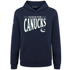 Vancouver Canucks - Levelwear Youth Jr Podium Tally Pullover Hoodie Navy