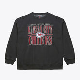 Kansas City Chiefs Downtown Collection Fleece Sweatshirt Black - Mitchell & Ness