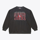 San Francisco 49ers Downtown Collection Fleece Sweatshirt Black - Mitchell & Ness