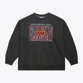 Washington Commanders Downtown Collection Fleece Sweatshirt Black - Mitchell & Ness