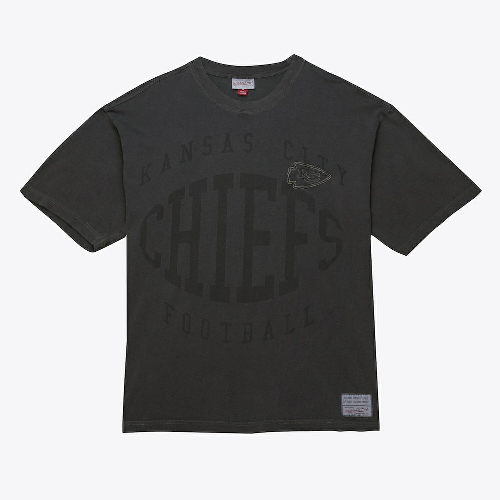 Kansas City Chiefs Downtown Collection Premium T-Shirt Black - Mitchell & Ness