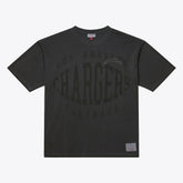 Los Angeles Chargers Downtown Collection Premium T-Shirt Black - Mitchell & Ness