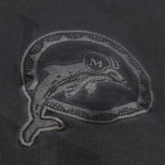 Miami Dolphins Downtown Collection Premium Vintage Logo T-Shirt Black - Mitchell & Ness