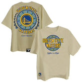 NBA - Golden State Warriors Two Hype Worldwide Collection Premium T-Shirt - Khaki
