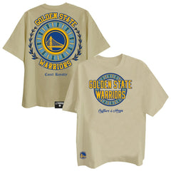 NBA - Golden State Warriors Two Hype Worldwide Collection Premium T-Shirt - Khaki