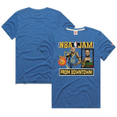 NBA - Stephen Curry Golden State Warriors Homage Unisex NBA Jam Tri-Blend T-Shirt - Royal