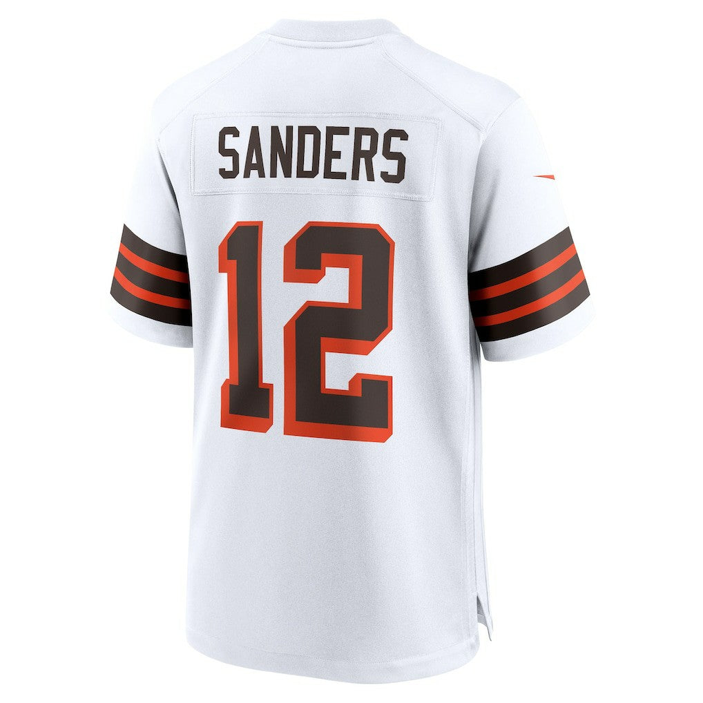 Shedeur Sanders Cleveland Browns 2025 NFL Draft 2nd Alternate Game Jersey - White | NFL Jerseys