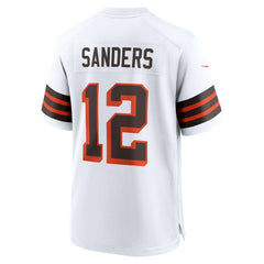 Shedeur Sanders Cleveland Browns 2025 NFL Draft 2nd Alternate Game Jersey White - Nike