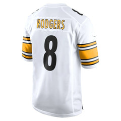 Aaron Rodgers Pittsburgh Steelers Game Jersey White - Nike