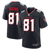 Jayden Higgins Houston Texans Game Jersey Navy - Nike