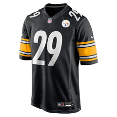 Kyle Dugger Pittsburgh Steelers Team Game Jersey Black - Nike