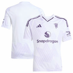 Adidas Manchester United Youth 2025/26 Away Replica Jerseys - White