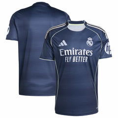 Adidas Real Madrid 2025/26 Away Replica Jerseys - Blue