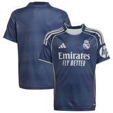 Adidas Real Madrid Youth 2025/26 Away Replica Jerseys - Blue