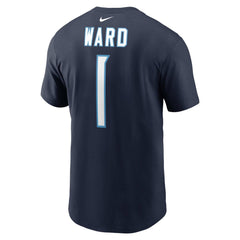 Cameron Ward Tennessee Titans Name & Number T-Shirt Navy - Nike