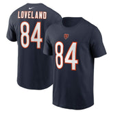 Colston Loveland Chicago Bears Name & Number T-Shirt Navy - Nike