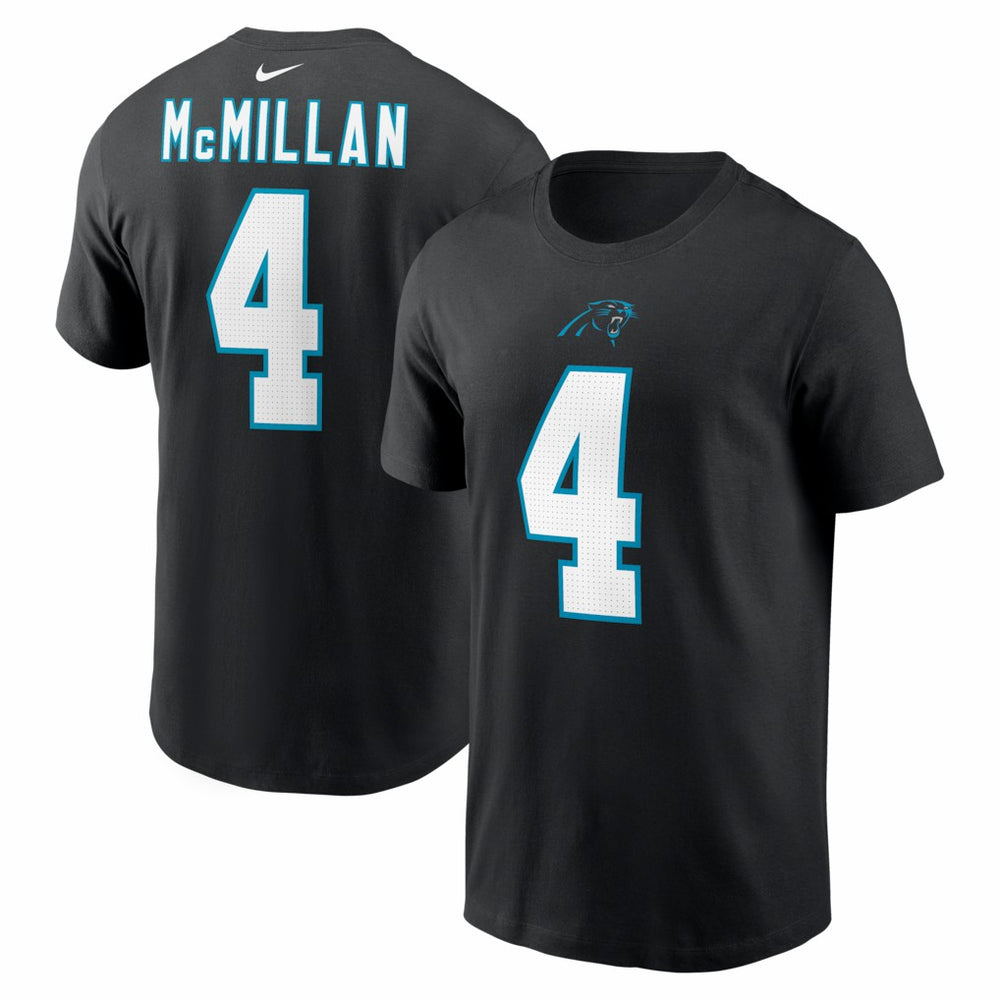 Tetairoa McMillan Carolina Panthers Name & Number T-Shirt Black - Nike